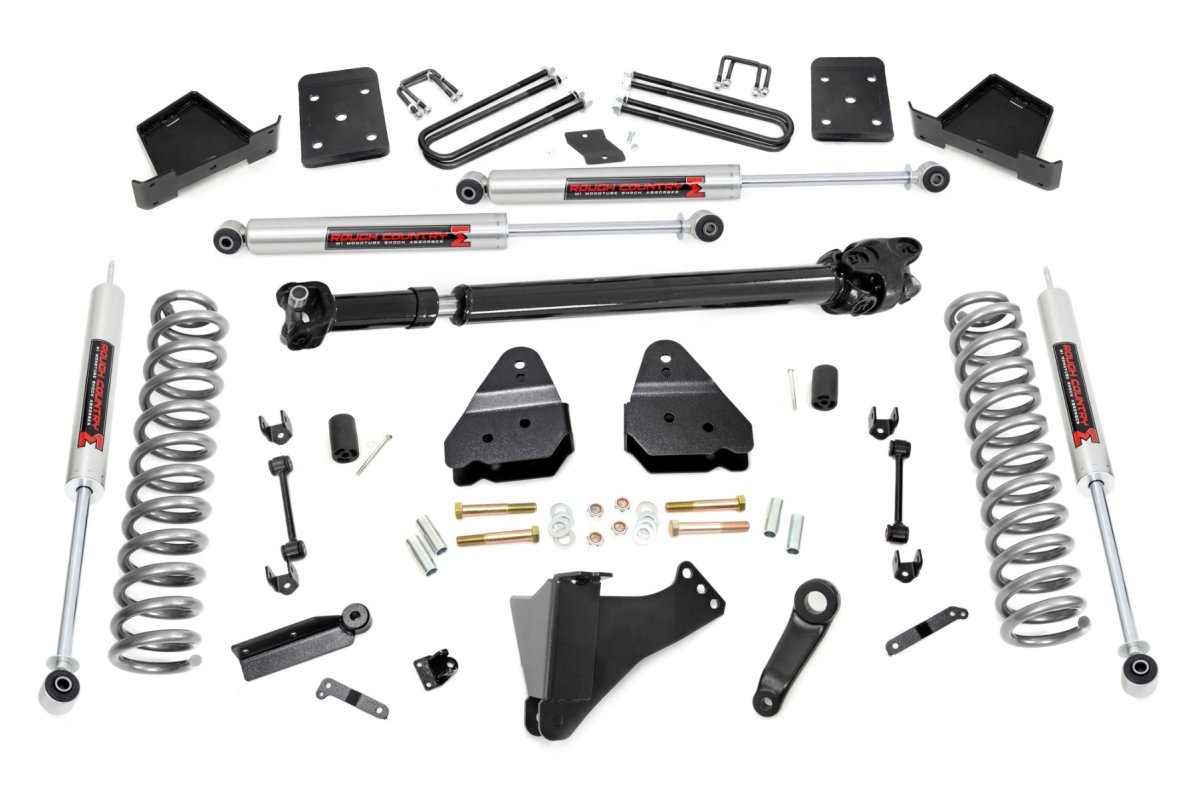 Ford F-250 Super Duty Suspension Lift Kit - Rough Country - 4.5 Inch, D/S, M1 - '17-'22